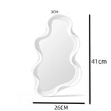 Clouds Special-Shaped Desktop Dressing Mirror Simple Wall-Mounted Toilet Irregular Makeup Mirror French Decorative Mirror