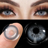 1 Pair Colored Contact Lenses Pupils Fashion Brown Lenses for Makeup Cosplay Lenses High Quality Natural Pupils Year