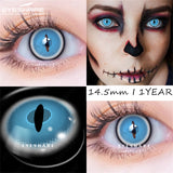 2pcs Cosplay Colored Contact Lenses Anime Blue Red Eyes Lenses Halloween Green Makeup Eyes Contact Crazy Lens Yearly