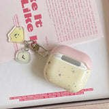 Korea Cute Simple Style Star Pattern For AirPods1 2 3 For AirPods 4 For AirPods Pro 2 Pink Silicone Earphone Protection Case