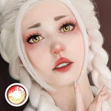Eye Eyes Color Contacts Colored Contact Lenses Lens Small Pupil Cosplay Anime Soft 2Pcs 6 Months Half Year Use