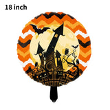 Halloween Decoration Balloon Pumpkin Ghost Spider Foil Balloons Toys Bat Globos Halloween Party Supplies