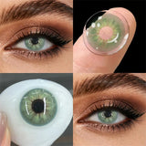 Colored Contact Lenses Lalens Siri Pro Gray Vista Blue Green Violet Purple Van Color Contacts Eye Lens Eyes Half Year 2Pcs