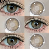 Colored Contact Makeup Natural Brown Eye Lenses Lovesick Series Cosmetics Gray Lenses Woman Makeup Green Beauty Contacts