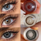 Colored Contact Lenses Myopia Power 14.2mm Small Pupil Half-Year Disposable
