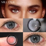 2Pcs Myopia Color Contact Lenses for Eyes with Diopters High Quality Beautiful Pupil Eyes Makeup Lens Fast Shipping