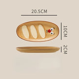 Exquisite and Beautiful Plates Ceramic Tableware Highend Feel Niche and Cute Breakfast Plates