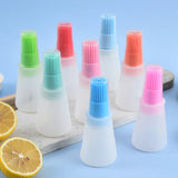 Comes with Oil Brush Leak Proof Oil Control Silicone Oil Bottle Brush Baking Barbecue Brush Outdoor Barbecue Pancake Brush New