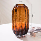 Simulated Cactus Green Glass Vase Hydroponic Flower Pots Decorative Flowers Arrangement Desk Decoration Shape Vases