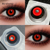 1 Pair Halloween Contact Lenses for Eyes Cosplay Lenses Anime Lenses Black&White Lenses Accessories Yearly