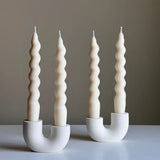 Nortic Double Candlestick Holder Modern Wedding Table Decor Candle Holder Home Wedding Decor Desktop Ornament Best Gift