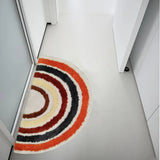 Tufted Rainbow Bathroom Mat Soft Tufting Colorful Bedroom Carpet Bathmat Rug Non Slip Pad Aesthetic Home Room Decor 45x80cm