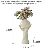 Character Arm Vase Desk Decoration Flowers Arrangement Artificial Flower Floral Vases Room Aesthetic Decor