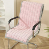 Milk Velvet Integrated Chair Cushion Household Dining Chair Cushion Comfortable Stool Covers for Prolonged Sitting in The Office