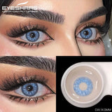1 Pair Natural Colored Contact Lenses for Eyes Gray Eye Lens Fashion Blue Lenses Cosmetic Brown Eyes Contacts Yearly