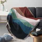 Textile City Boundless Dunes Woven Sofa Cover Home Decor Dust Throw Blanket Quality Large Size Double Sided Blanket for Bed