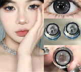 1 Pair 0~-8.00 Myopia Lenses Colored Contact Lenses with Degree High Quality Natural and Beautiful Pupils New Soft Lenses