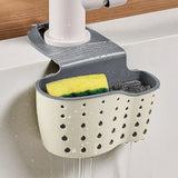 Creative Sink Drain Storage Rack Hanging Kitchen Sink Rack Adjustable Faucet Push Rack Storage Hanging Basket Kitchen Supplies