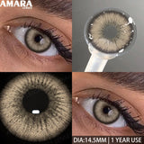1 Pair Colored Contact Lenses Yearly Use Natural Look Brown Eye Lenses Gray Contact Blue Lenses Green Eye Lenses