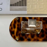Retro Acrylic Decorative Tray Perfume Earring Ring Necklace Jewelry Ornament Tray Desktop Foyer Key Tray Hoom Decoration Gifts