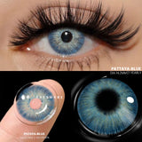 1Pair Natural Colorful Contact Lenses for Eyes Blue Eye Lenses Green Lenses Gray Pupils Yearly Cosmetic Eye Contacts