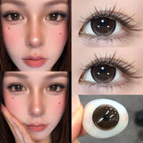New 1 Pair Natural Colored Pupils for Eyes Soft High Quality Brown Lenses Soft Brown Beautiful Pupil