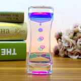 Acrylic Liquid Hourglass Timer Pressure-reducing Two-color Liquid Oil Drain Creative Oil Drop Process Desktop Display Hourglass