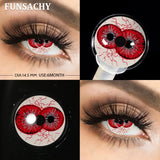Halloween Makeup Cosplay White Lens Cosplay Contact Lens Beauty Cosmetics Colored Contacts Black Lenses Circle Red Lens