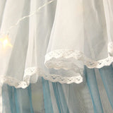 Romantic Double Layer Mosquito Net Without Frame Palace Bed Curtain Tent Lace Princess Style Girl Bed Room Decoration
