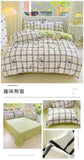 100% Cotton Skin-friendly Four Piece Set Soft Duvet Cover Set Single Couple Flower Printed Comforter Bedding Set for Adults Kids