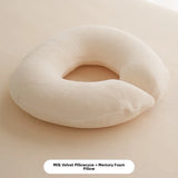 Professional Salon Use round Face Pillow Massage Bed Hole Pad Removable Cover Neck Shoulder Back Massager U-Shaped Pillow