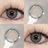 Natural Colored Contact Lenses Brown Eye Lenses Gray Contacts Blue Lens Colored Pupils Cosmetics Beauty Yearly Use