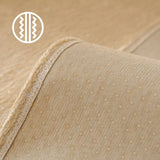 Irregular Solid Chenille Sofa Cushion with Fur Ball Non-Slip Couch Slipcover for Four Seasons Dustproof Anti-Dirt Sofa Towel