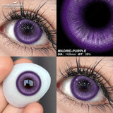 2pcs Colored Contact Lenses Halloween Cosplay White Crazy Contact Lenses Anime Red Eye Lenses Green Makeup Contact Lens
