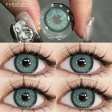 Natural Color Lens Eyes 2pcs Color Contact Lenses For Eye Blue Beauty Contact Lenses Eye Yearly Cosmetic Color Lens