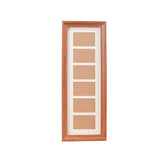 Desktop Display Frame for Multiple Photos and Cards 6-Cardboard Photo Frame Rectangular Polaroid Display Stand Home Office Decor