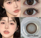 1 Pair Korean Brown Contact Lense Color Eye Contacts Lenses Myopic Natural Fashion Pupil High Quality  Lens Fast Shipping