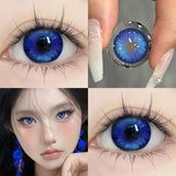 Cosplay Contact Lenses for Eyes Colored Pupils Pink Lenses Natural Fashion Contact Lenses Red Contacts Cosmetics 2pcs