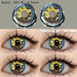 1 Pair Colored Contact Lenses Cosplay Colorful Contact Blue Eyes Contact Anime Red Lenses Halloween white Lenses