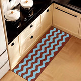 Kitchen Carpet Waterproof Oil-proof PVC Leather Washable Floor Mats Long Strip Runner Kitchen Rug Home Decoration Tappeto Cucina