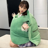 Wearable Turtle Shell Pillow PP Cotton Full Filling Soft Removable Kids Adults Gift Stuffed Animal Costume Plush Toy Home Decor