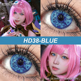 2pcs Colored Contact Lenses Halloween Cosplay White Crazy Contact Lenses Anime Red Eye Lenses Green Makeup Contact Lens