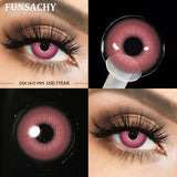 Halloween Makeup Cosplay White Lens Cosplay Contact Lens Beauty Cosmetics Colored Contacts Black Lenses Circle Red Lens