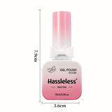 15ml glass bottle, nude pink clear nude nail polish, new trendy pink gel nail polish.