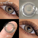 2pcs Natural Color Contact Lenses for Eyes Blue Eye Lenses Gray Pupils Lens Brown Lenses Yearly Cosmetic Green Contacts