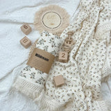 Floral Print Baby Muslin Blanket Newborn Babies Accessories Cotton Swaddle Wrap Soft Diapers for New Born Bed Cover Quilt Manta