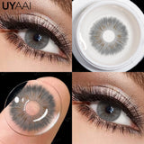 Contact Lenses Gray Cosmetic Eyes Colored Lens Natural Pupils Black Makeup Colored Pupils Beauty Black lenses Woman Makeup