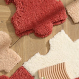 Ins Style Living Room Bedside Keep Warm Carpet Modern Minimalist Splicing Plush Floor Mats Home Bedroom Puzzle Climbing Pads
