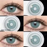 New Fashion Color Contact Lenses for Eyes Brown Eyes Contacts Lenses Colorful Makeup Blue Eyes Lenses Yearly 2pcs=1pair