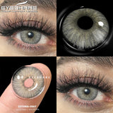 Natural Colored Eye Lenses 1pair Gray Pupils Lenses Blue Contact Lenses Brown Contacts Yearly Cosmetic Green Eye Lens